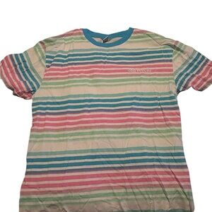 Odd future multi-coloured striped cotton T-shirt #oddfuture #tylerthecreator